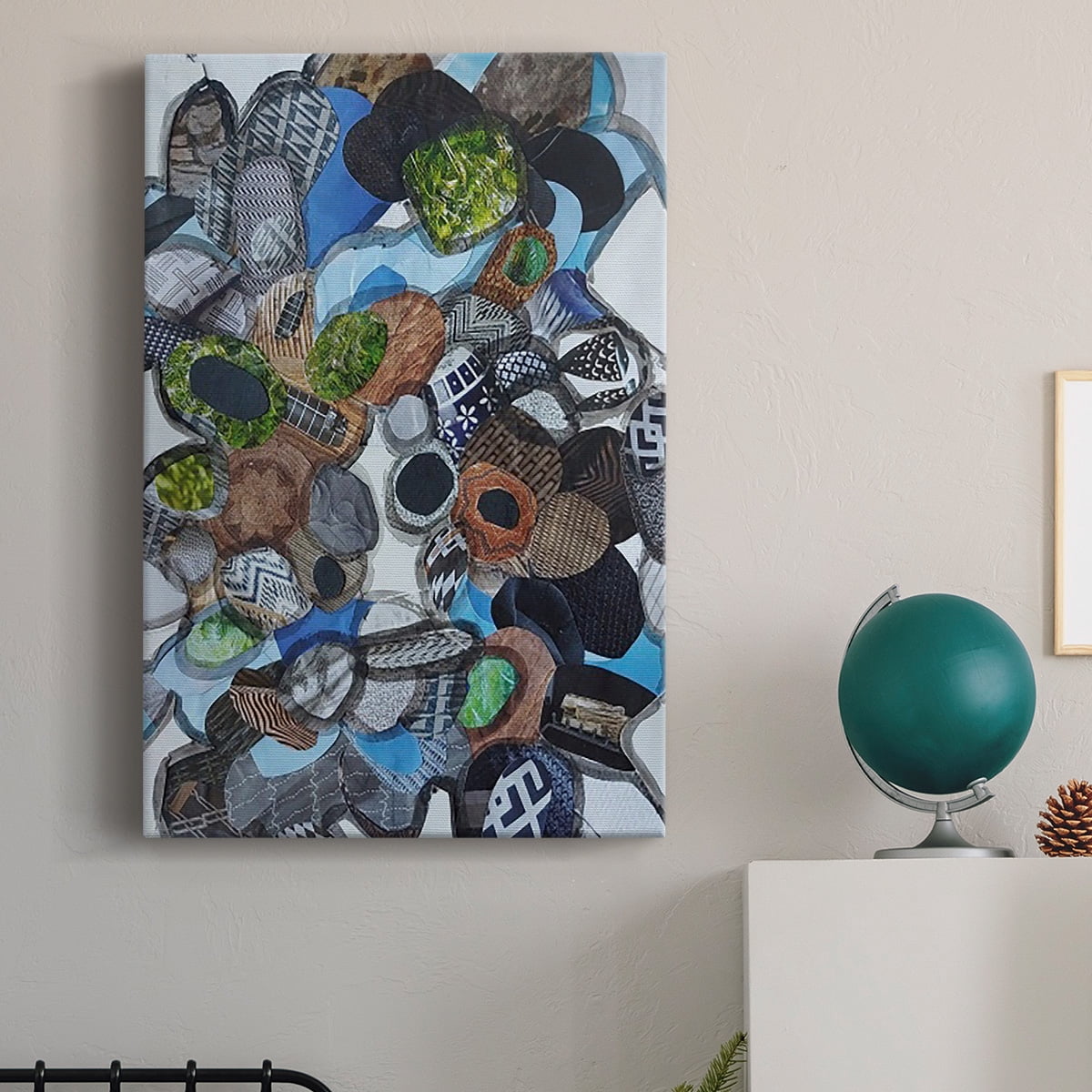 Catalina Island Blue Glass Premium Gallery Wrapped Canvas - Ready to Hang