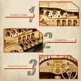 thumbnail image 4 of 3D Wooden Puzzles for Adults Mechanical Models Kits to Build (Grand Prix Car), 4 of 5