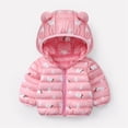 thumbnail image 3 of Mercatoo Girls Down Jacket Size 8 Hooded Girls Boys Baby Winter Warm Toddler Outerwear Coat Cartoon Jacket Windproof, 3 of 3