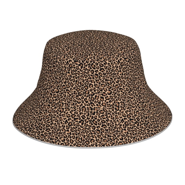 Balery Brown Leopard Sombreros para el sol para hombre y mujer, sombrero de pescador con UPF 50+
