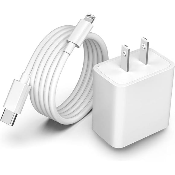 iPhone Fast Charger Cable,Fast Charger iPhone 20W PD USB C Wall Charger Type C Power Adapter Lightning Cable Fast Charging Plug Compatible with iPhone 14/13 Pro/12/11/XS/Max/XR/X/8 Plus/SE 2022,iPad