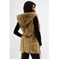 thumbnail image 3 of Chaleco de peluche con cinto Juvenil, 2410 (Beige) beige M, 3 of 6