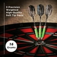 thumbnail image 6 of Viper Sure Grip Soft Tip Dart Set, 16 Grams, Green, 6 of 7