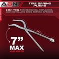 thumbnail image 2 of ABN Drum Brake Shoe Return Spring Dual-End Pliers Removal and Installation Tool, 2 of 2