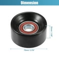thumbnail image 7 of Unique Bargains Belt Tensioner Pulley Assembly Accessory Tensioner Pulley No.166200H020 for Nissan Altima 2016-2018, 7 of 7