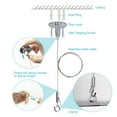 thumbnail image 4 of OTTFF 10 Pack Ceiling Sign Hanger 3.2 ft Suspension Cable Wire Rope Adjustable Length with Spring Hook Hanging Disc for LED Panel Light Billboards DIY Mounting Clamp Max Load 11 IB, 4 of 4