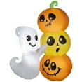 thumbnail image 1 of Fantôme avec pile de citrouilles - Gonflable, 1 of 6