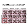 thumbnail image 2 of Castle Fairy Cute Cat Kitten Fabric by the Yard 3 Yards for Kids, Pink Cherry Blossoms Home Decor Fabric by the Yard, Pet Animal Sewing Fabric, Super Cozy Room Decor, 2 of 5