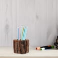 thumbnail image 4 of 12 Pcs  Wood Bark Planter Wood Flower Pot Decorative Rustic Flower Plant Pot Container, 4 of 8