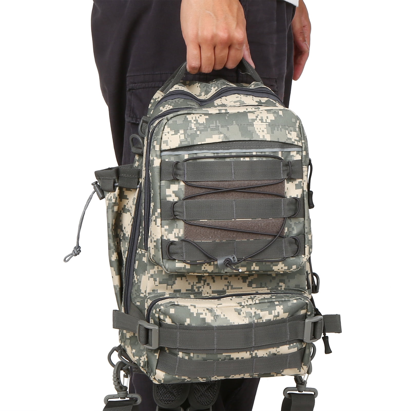 Bag Fishing Tackle Backpack With 4 Trays Storage Bag Outdoor Shoulder Backpack Water-Resistant Fishing Gear Bags With 4 Tackle Box Fishing Gear Bag