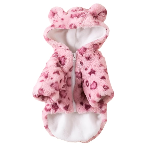 TELOLY 1Pcs Dog Pajamas,Polyester Dog Clothes for Large Dogs,Dog Sweatshirt,Pink,S