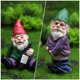 thumbnail image 5 of 3 unids Dwarf Micro Paisaje Decoración Divertido Jardín Resina Ornamento Resina Artesanía, 5 of 6