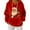 01-Red, variant on Atogsazn Womens Christmas Hoodies Santa Flannel Fleece Long Sleeve Hooded Sweatshirt Pullover Winter Fuzzy Clothes Tops 03-Red S Fashion