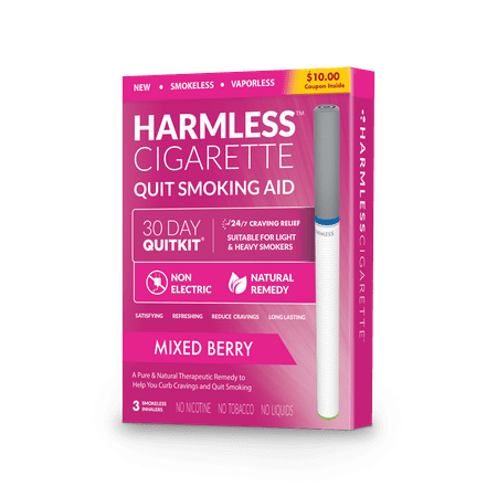 - Harmless Cigarette / 30 Day Quit Kit / Stop Smoking Aid To Help Quit Smoking / Best Stop Smoking Product / Easy Way To Quit / FREE Support Guide.
