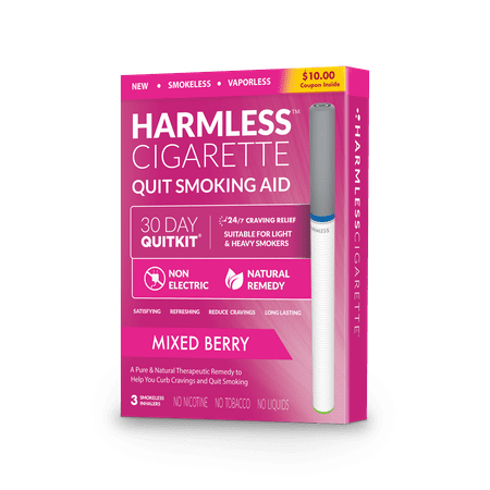 Harmless Cigarette / 30 Day Quit Kit / Stop Smoking Aid To Help Quit Smoking / Best Stop Smoking Product / Easy Way To Quit / FREE Support (Best Tasting Menthol Cigarettes)