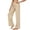 Brown, variant on Gytharion Women's Striped Wide Leg Pants High Waist Tailored Fit Dress Trousers Flowy Straight Leg Design Work Slacks with Pockets for Office
