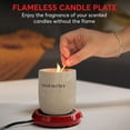 thumbnail image 7 of Candle warmer tray - can be used as a candle jar warmer, candle burner, coffee warmer, mug warmer, or cup warmer, suitable for home and office., 7 of 7