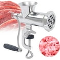 thumbnail image 1 of Manual Meat Grinder Stainless Steel Hand Meat Grinder Food Grinder Sausage Stuffing Machine Meat Grinder for Household for Pork Beef Chicken Pepper Mushroom Coffee, 1 of 5