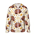 thumbnail image 1 of Fotbe Fall Turkey Chaqueta con Protección Solar UPF 50+ para Hombre y Mujer, Camisa con Capucha y Bolsillos-Large, 1 of 7