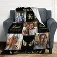 thumbnail image 3 of Custom Memorial Blanket for Loss of Loved One - A Letter from Heanven Sympathy Blanket Loss of Dad Mom Husband Wife Friend in Loving Memory Blanket Personalized A Blankets, 3 of 5