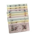 thumbnail image 5 of Sharprepublic 9 Pieces Handkerchiefs for Women Cotton Handkerchief for Wedding Celebration, 5 of 8