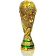 thumbnail image 1 of Réplique du Trophée de Soccer World Cup 2022, Réplique du Trophée de la Ligue des Champions de Soccer, Souvenirs pour Fans, Cadeaux pour Fans Hommes, 1 of 5