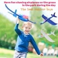 thumbnail image 5 of 4 Pack LED Light Airplane Toys-17.5" Large Throwing Foam Plane Outdoor Flying Toys for Kids-Flying Toys Gift for Boys Girls 3 4 5 6 7 8 9 Years Old, 5 of 6