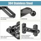 thumbnail image 3 of Door Chain Lock for Front Door, Swing Bar Door Security Lock, Safety Door Chain Lock for Home Apartment Hotel Dormitory, 3 of 4