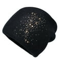 thumbnail image 1 of Sonducket Gorro de invierno para mujer, gorro de Color sólido para clima frío, gorro térmico transpirable, mezcla de ropa informal para la cabeza, Accesorios de disfraces Negro Sonducket AP013158-08, 1 of 6