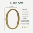 thumbnail image 3 of Mega Handles Outdoor House Numbers | Wall Mounted Numbers for Address | Heavy Duty Metal Numbers, 3 of 8