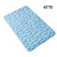 thumbnail image 4 of Injueey Alfombrilla de baño de secado rápido, gruesa, lavable, absorbente, para baño, gran alfombrilla de baño para entrada de baño, Juegos de accesorios de baño Azul claro 45x70cm, 4 of 6