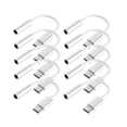 thumbnail image 1 of Adaptador USB-C a jack de 3,5 mm para audífonos Htrenc Hi-Res DAC, paquete de 10, 1 of 7