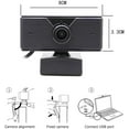thumbnail image 2 of Vivider HD Webcam 1080P with Microphone, USB Web Cam, Retail Packaging with Manual & Box, Black, 2 of 8