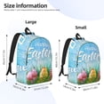 thumbnail image 4 of Xecao Happy Easter for Canvas College Laptop Backpack, Durable Rucksack Travel Notebook Bag School Backpack Book Bag for Men Women, 4 of 8