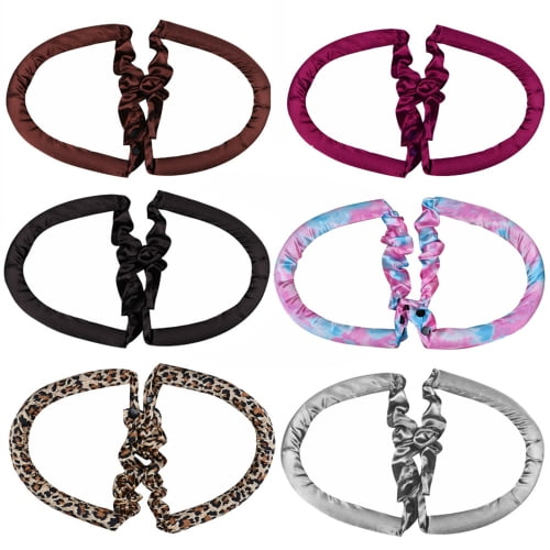 Zhaomeidaxi Non-heat Curling Hair Band Sports Hair Band Wave Style Hair Rollers Heatless Curls Ribbon DIY Hair Styling Rollers Tools Night Sleep Hair Curler Rollers for Women Girls