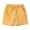 Yellow, variant on Boys Gym Shorts Size 7 Elastic Waist Solid Color Shorts Drawstring Pocket Shorts Soft and Breathable Summer Daily Outerwear Beach Shorts Yellow 1-2 Years