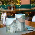 thumbnail image 6 of Farmhouse Trees Flameless Candles&nbsp;LED Lights Battery Operated Candles with Remote and Timers Flicker Lights Votive Set of 2, 6 of 7