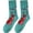 Mint Green [Halloween Gifts for Women Clearance Sales], variant on WEIWEN Cool Funny Gag Gifts Halloween Stocking Stuffers for Men Women Graphic Novelty Silly Weird Cotton Crew Socks Light Blue, One Size