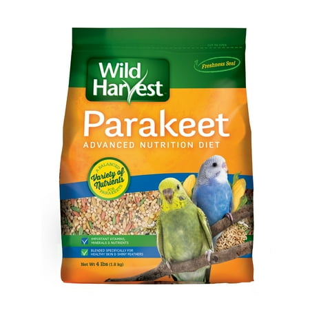 Wild Harvest Advanced Nutrition Diet for Parakeets, 4 lb