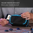 thumbnail image 6 of Casemaster Plazma Pro Dart Case Black with Blue Zipper and Phone Pocket, 6 of 10