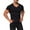 Black, variant on Men'S Tee Shirt Breathable Fast Dry V Neck Casual Short Sleeved Summer Knit T Shirts Sun Protection Man Tshirt For Hot Weather