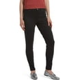 thumbnail image 3 of Hue Women's High Waist Denim Leggings, Black, 1X, 3 of 4