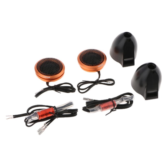 PAREJA de TWEETERS de CÚPULA HI-H10 de 2 "para COCHE ESTÉREO EMPOTRADO / MONTAJE en SUPERFICIE shamjiam Kit de tweeter de seda