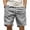 #01Gray, variant on Mens Corduroy Shorts Casual Elastic Waistband Big and Tall Shorts Solid Color Lightweight Work Short with Pockets Purple 5XL