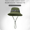 thumbnail image 5 of Kmdttou Colorful Ribbon Fisherman's Hat For Men And Women Outdoor Fishing Mountaineering Hat Large Sunscreen Sun Hat Gift,Adjustable Buckle Sun Hat for Women/Men, 5 of 7
