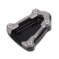 thumbnail image 1 of Kickstand Enlarger Pad, Anti Tilting Side Stand Extension Support Extender Rustproof Aluminium Alloy Steady Parking  For Motorcycle Modification, 1 of 8