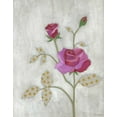 thumbnail image 2 of Lam, Vanna 26x32 White Modern Wood Framed Museum Art Print Titled - Lovely Botanical I, 2 of 4