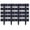 Black, variant on 20 Pack Imitation Stone Garden Fence No Dig Landscape Edging Faux Stone Garden Border Plastic Pound in Edging for Landscaping Flower Beds Yard Decorative Artificial Rock Edgers Bricks
