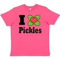 thumbnail image 3 of Inktastic I Heart Pickles Youth T-Shirt, 3 of 5