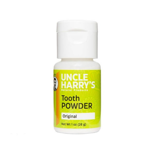 Uncle Harry's Remineralizing Tooth Powder, All Natural Enamel Support and Whitening Toothpaste